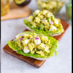 Keto recipes : Avocado Egg Salad