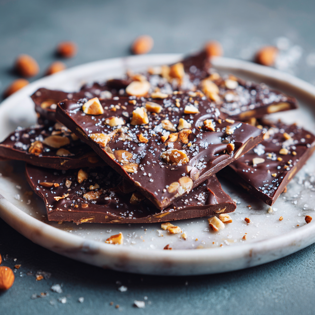 Medjool dates benefits: Medjool date bark served with toppings