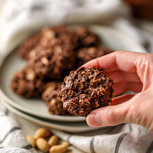 3 ingredient no bake cookies